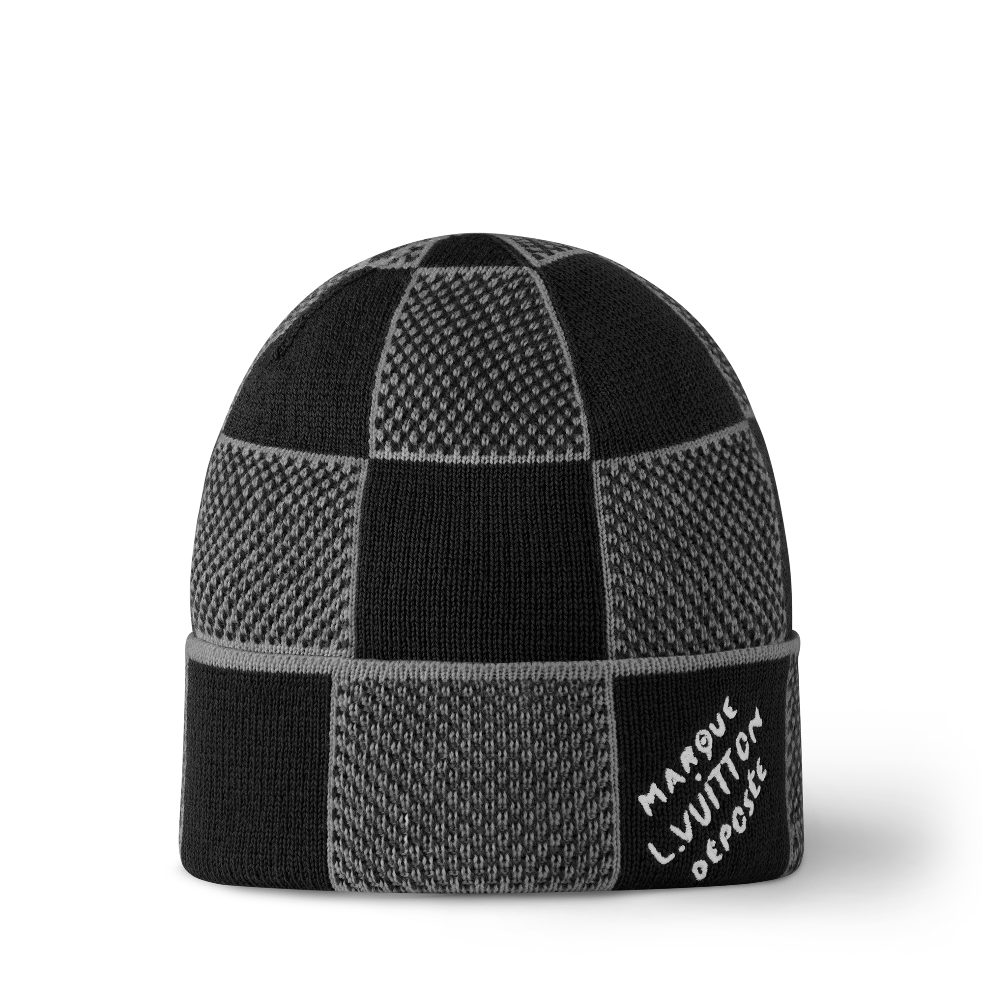 Damier Heritage Beanie - Luxury S00 Black | LOUIS VUITTON